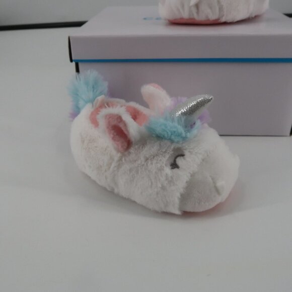 Carter's Girls Grace Unicorn Slipper Size X-Small Toddler 3-4 New in box - Picture 2 of 7